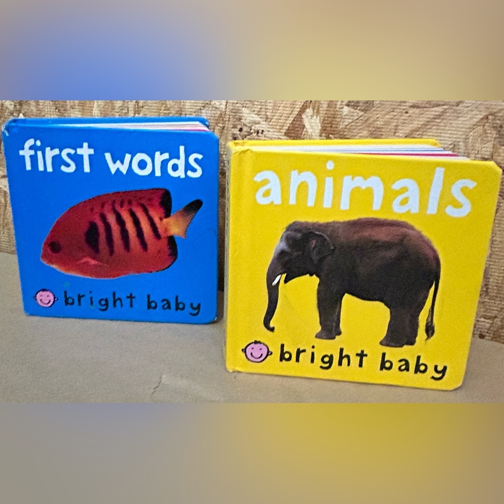 Bright Baby board books (two books)
